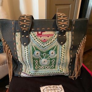 Vintage Addiction Suede Boho Bag